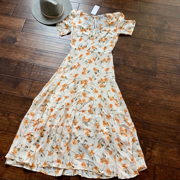 reformation cosa midi dress